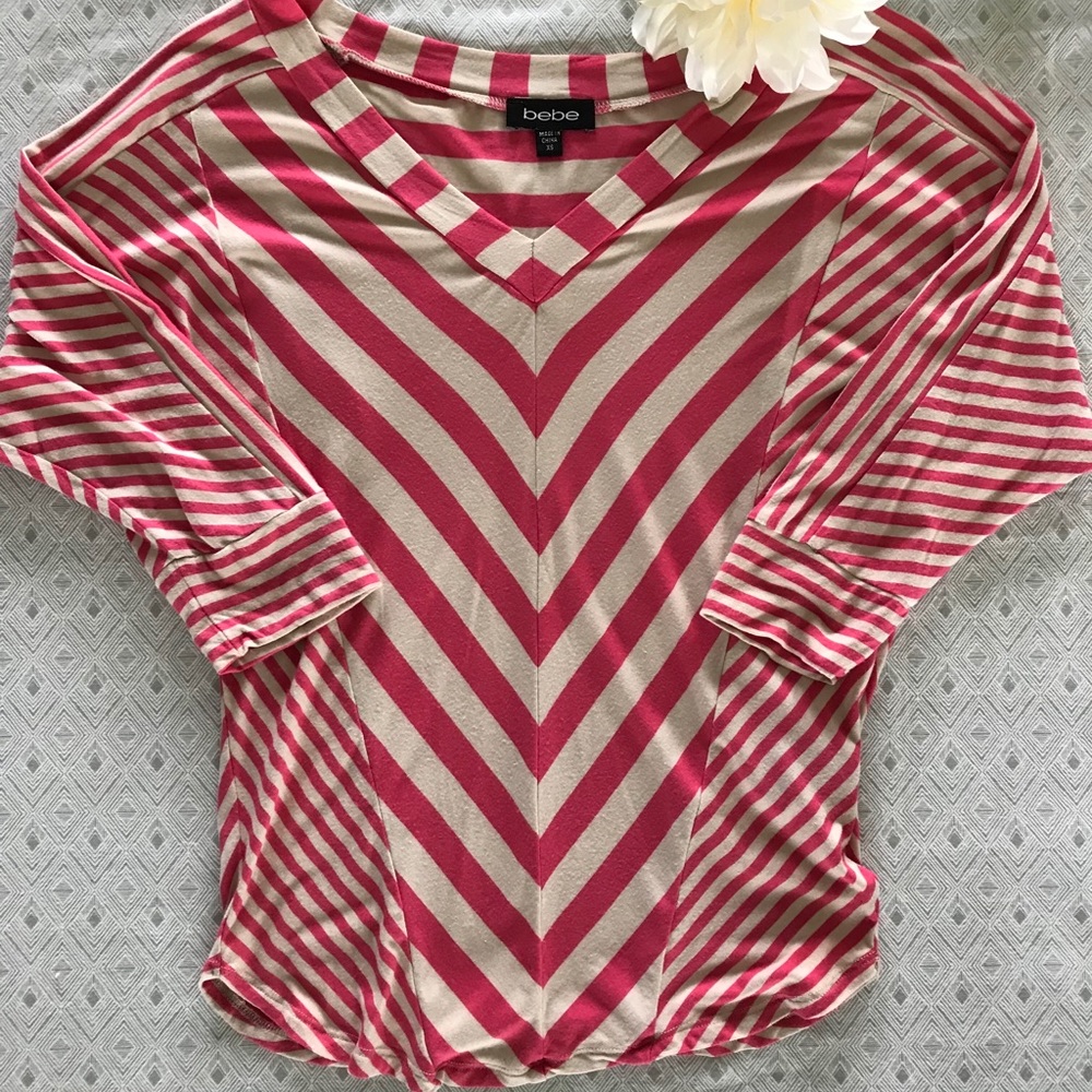 Bebe 3/4 sleeve shirt